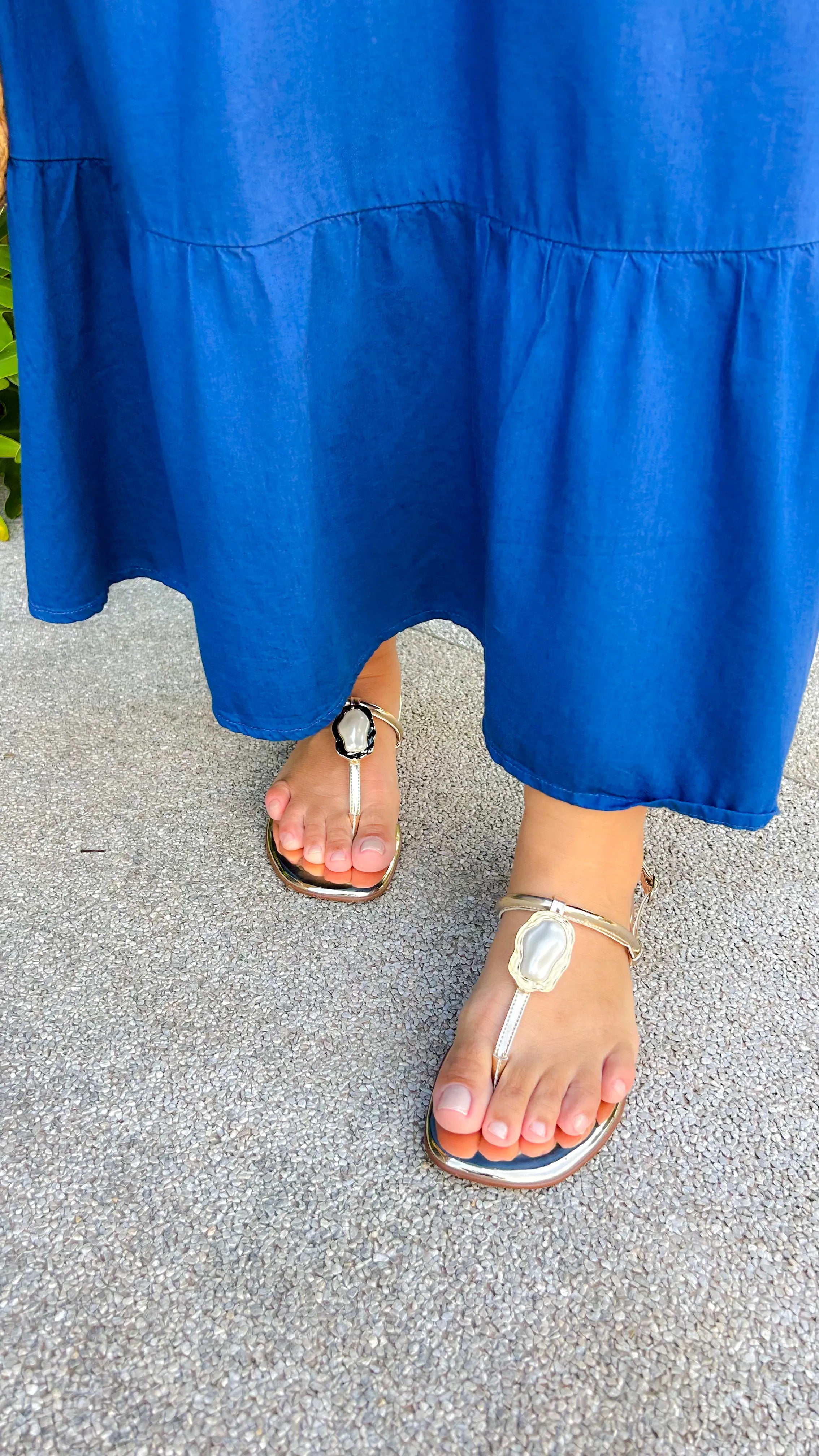 Sandália Rasteirinha | Elegance Golden Atena