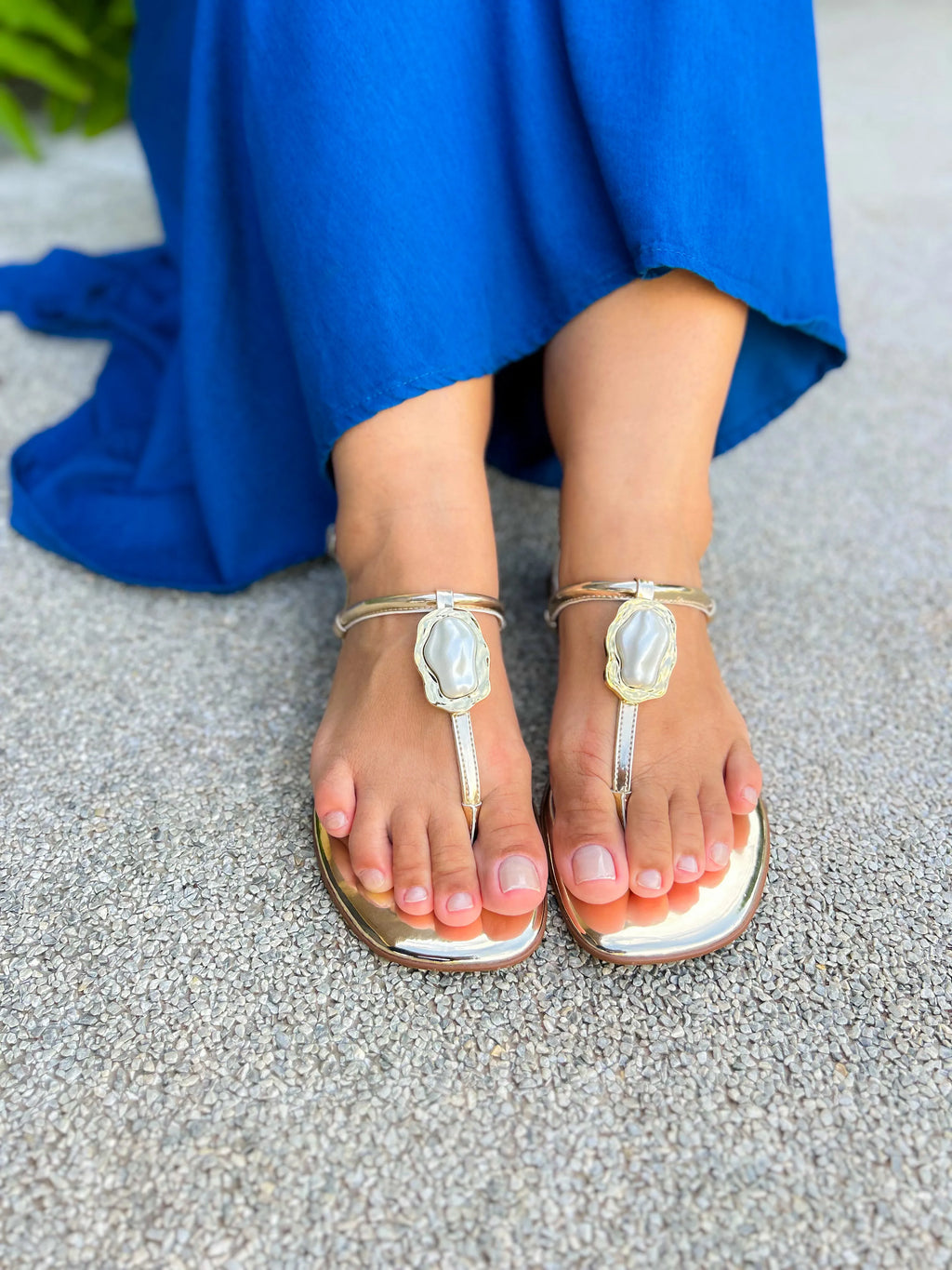 Sandália Rasteirinha | Elegance Golden Atena