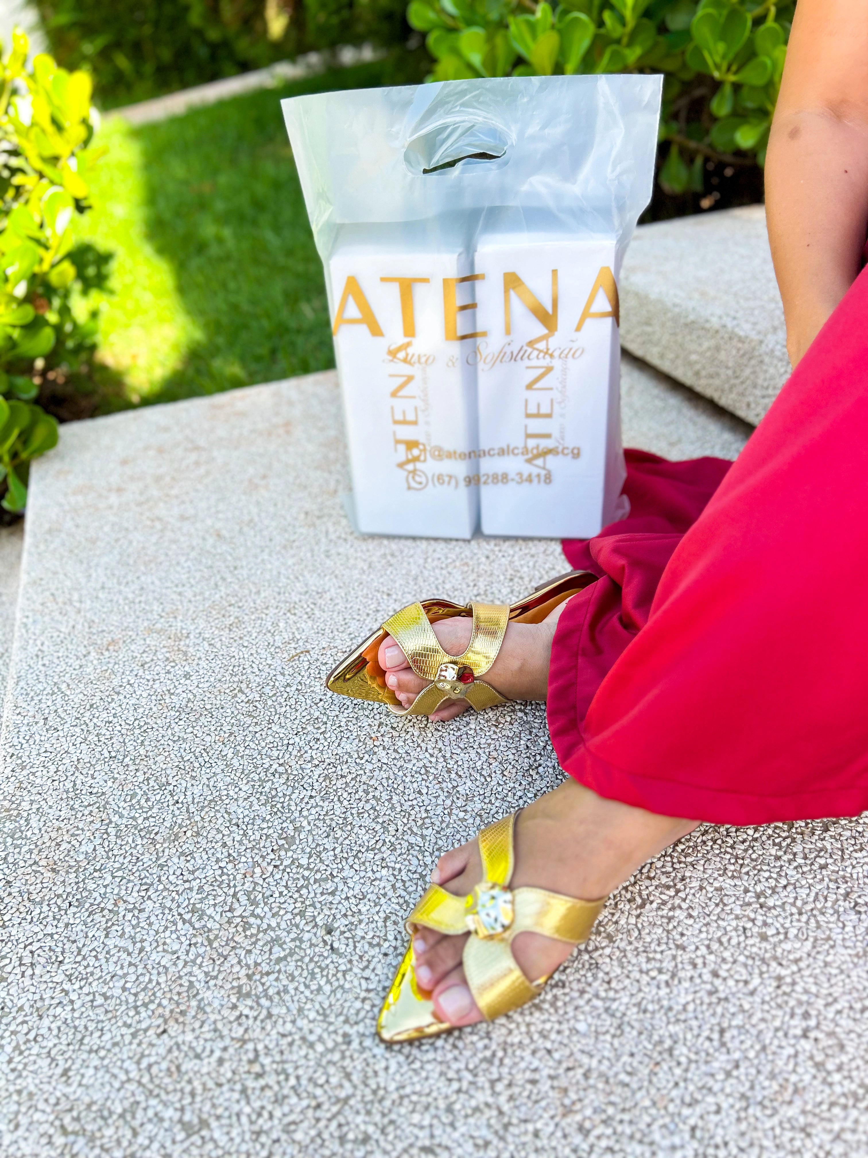 Rasteirinha Dourada  | Super Luxury Atena