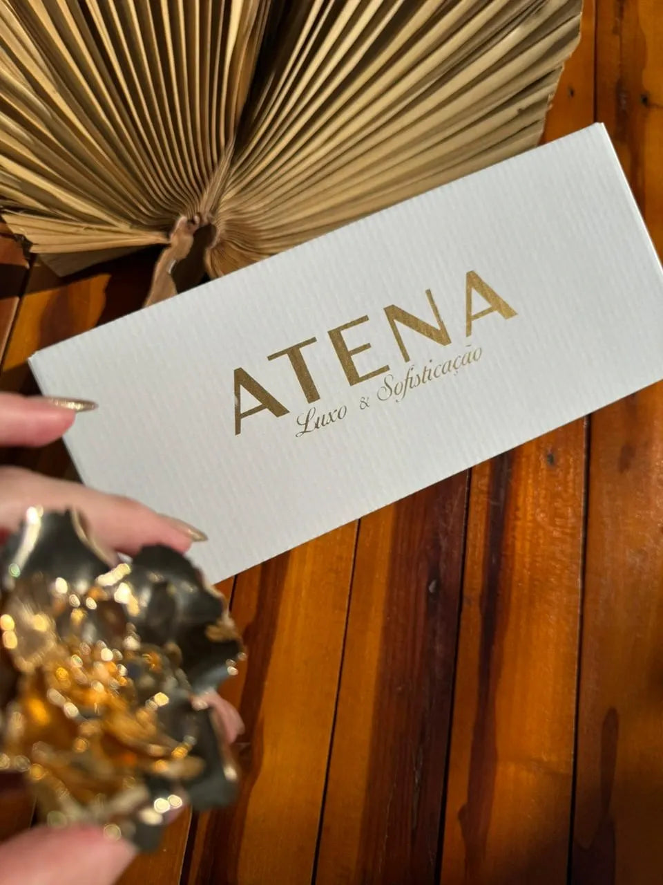 Sandália Rasteirinha | Golden Gladiator Atena